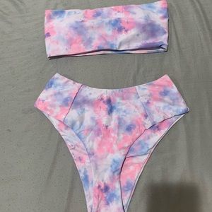 Tie dye swim suit, never worn